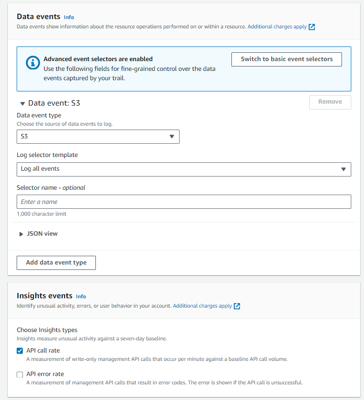 Bottom Half of Page 2 Settings