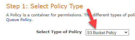 AWS Policy Generator