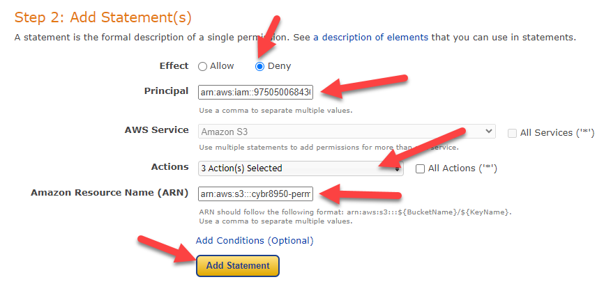 AWS Policy Generator